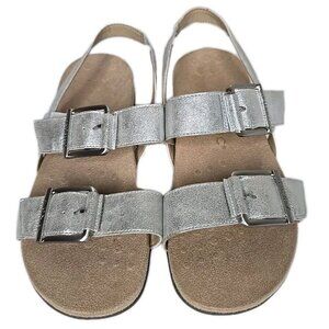Vionic Reese NWOB Women's Slingback Sandal Silver Size 7.5 Medium NEW